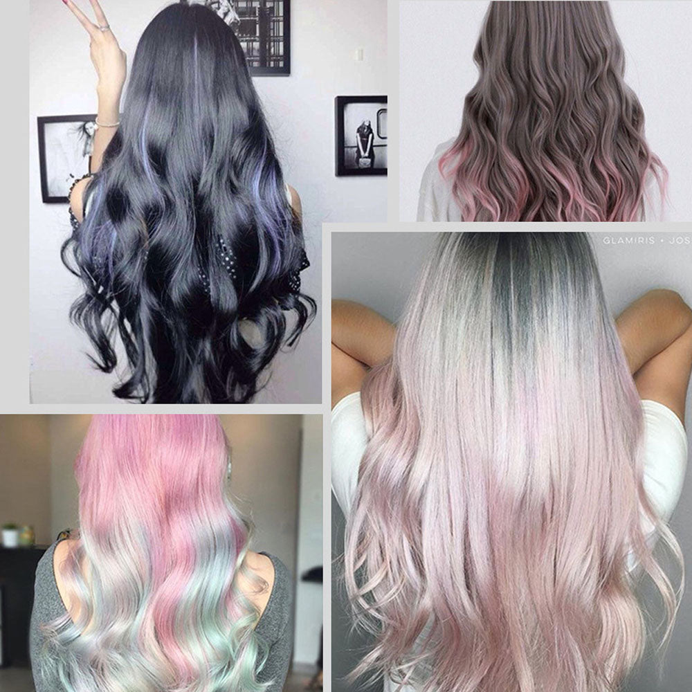 HD01B,blue silicone hair dye cap