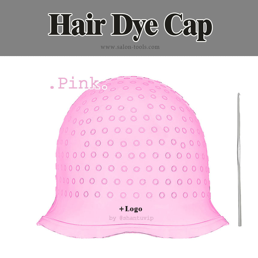 HD01P silicone Pink hair dye cap