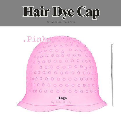 HD01P silicone Pink hair dye cap