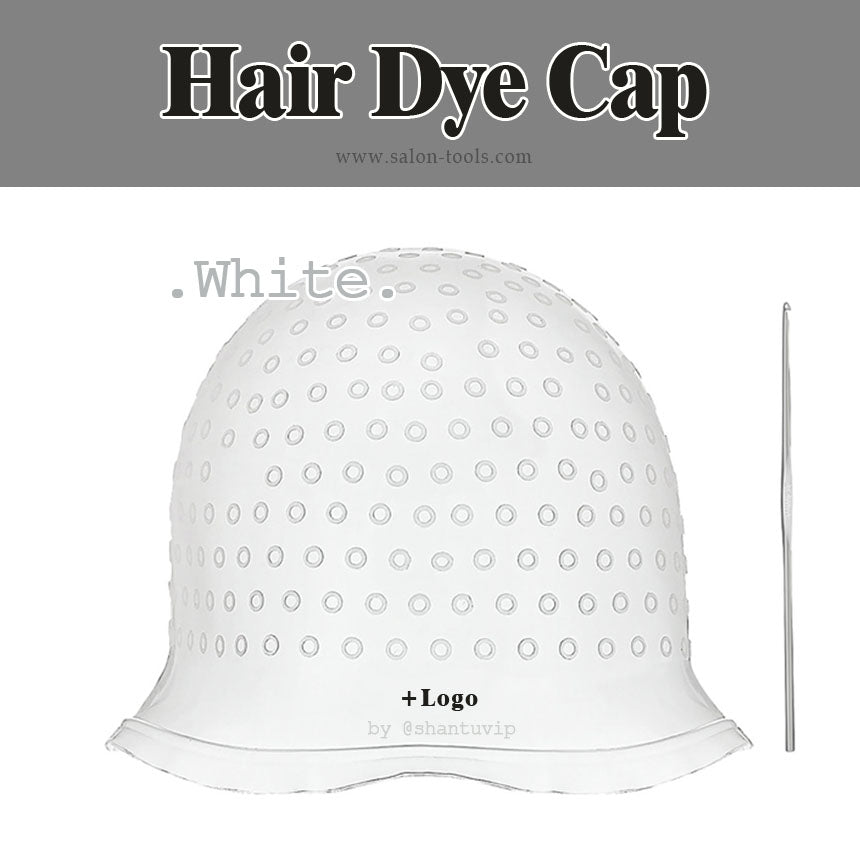 HD01W,white silicone hair dye cap