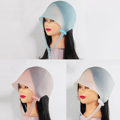HD02P silicone Pink hair dye cap