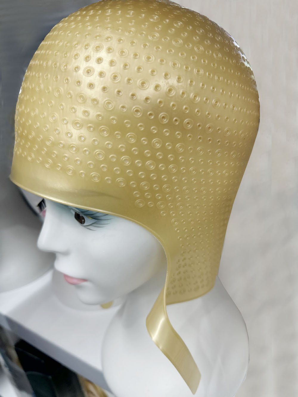 HD08-neck  hair dye cap